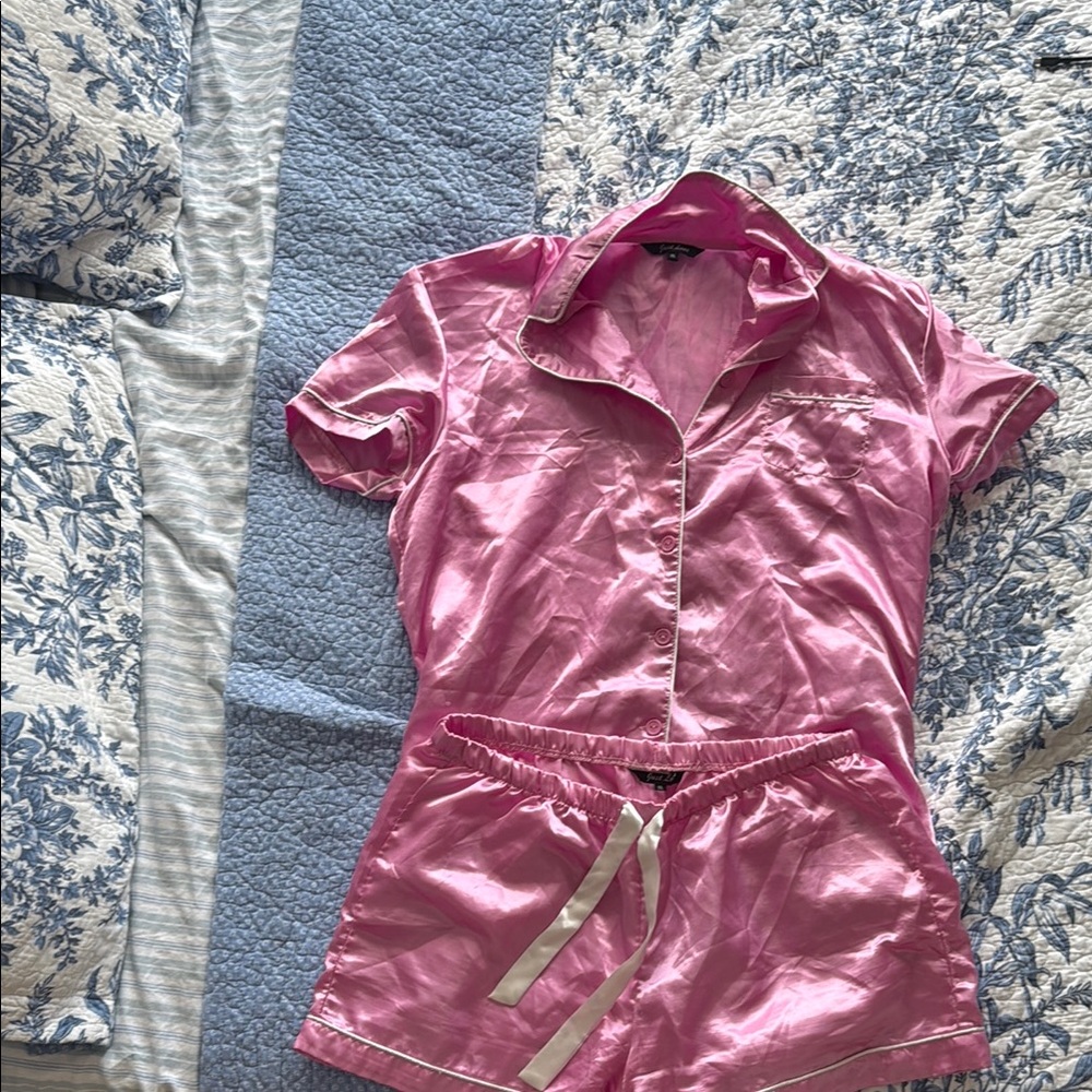 Just Love Pink Pajama Romper Intimates